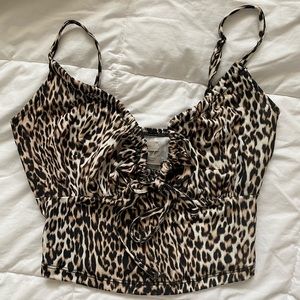 Urban outfitters cheetah tank
